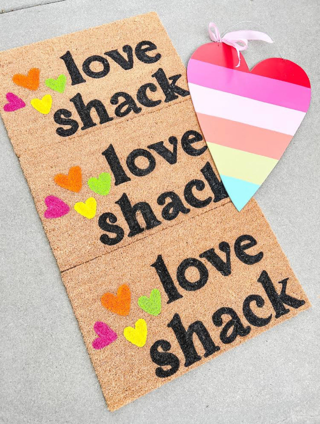 Miss Molly Designs Love Shack Welcome Mat