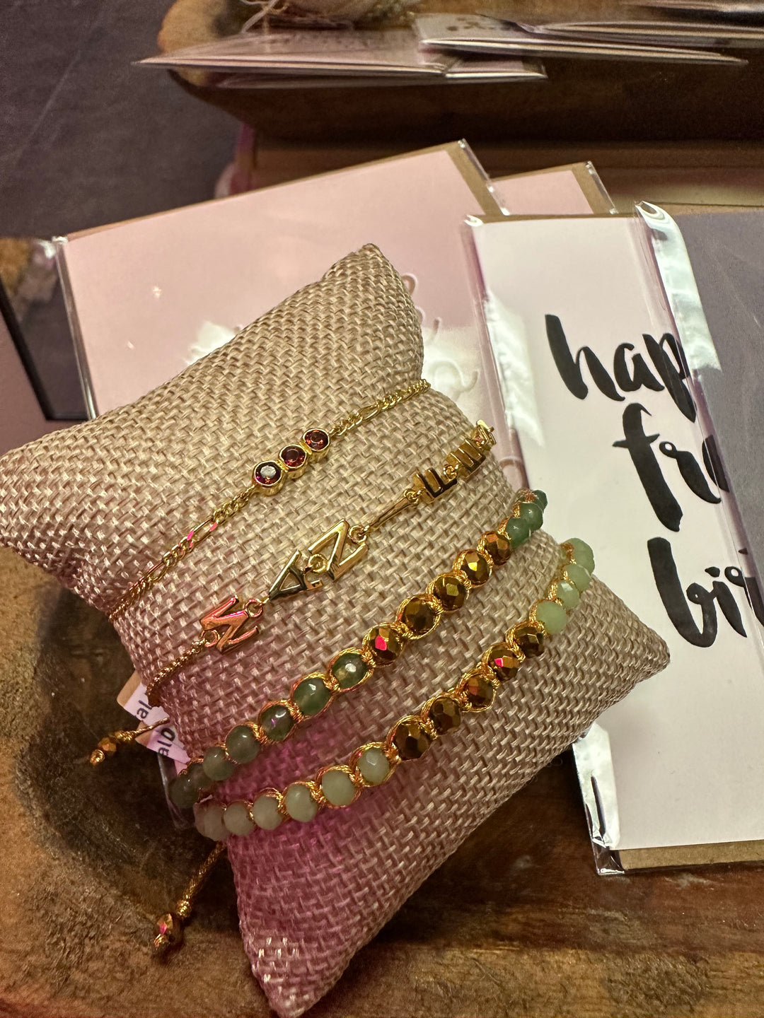 The Crystal Boutique Jade String Crystal Bracelet