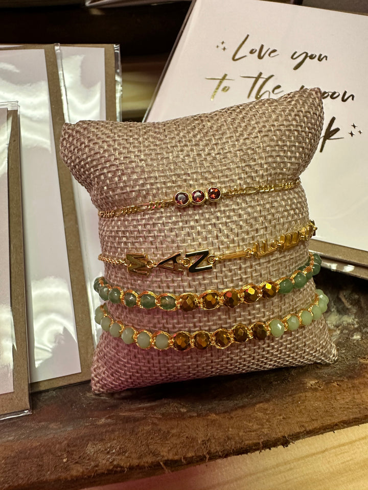 The Crystal Boutique Jade String Crystal Bracelet