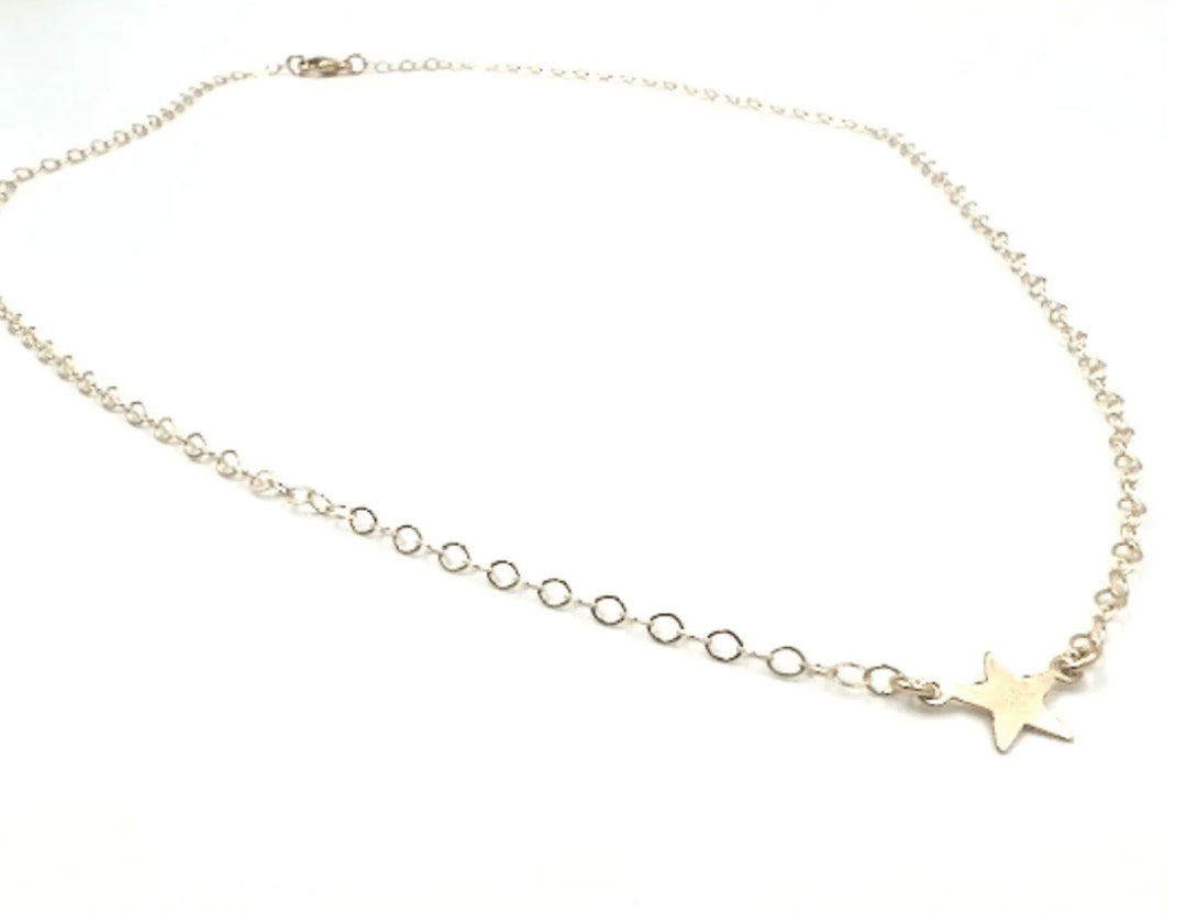 erin gray gold filled center star necklace
