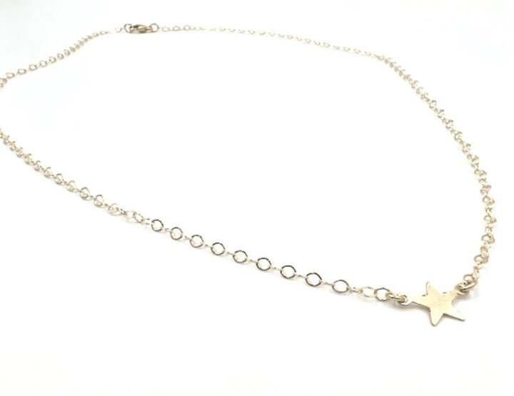 erin gray gold filled center star necklace
