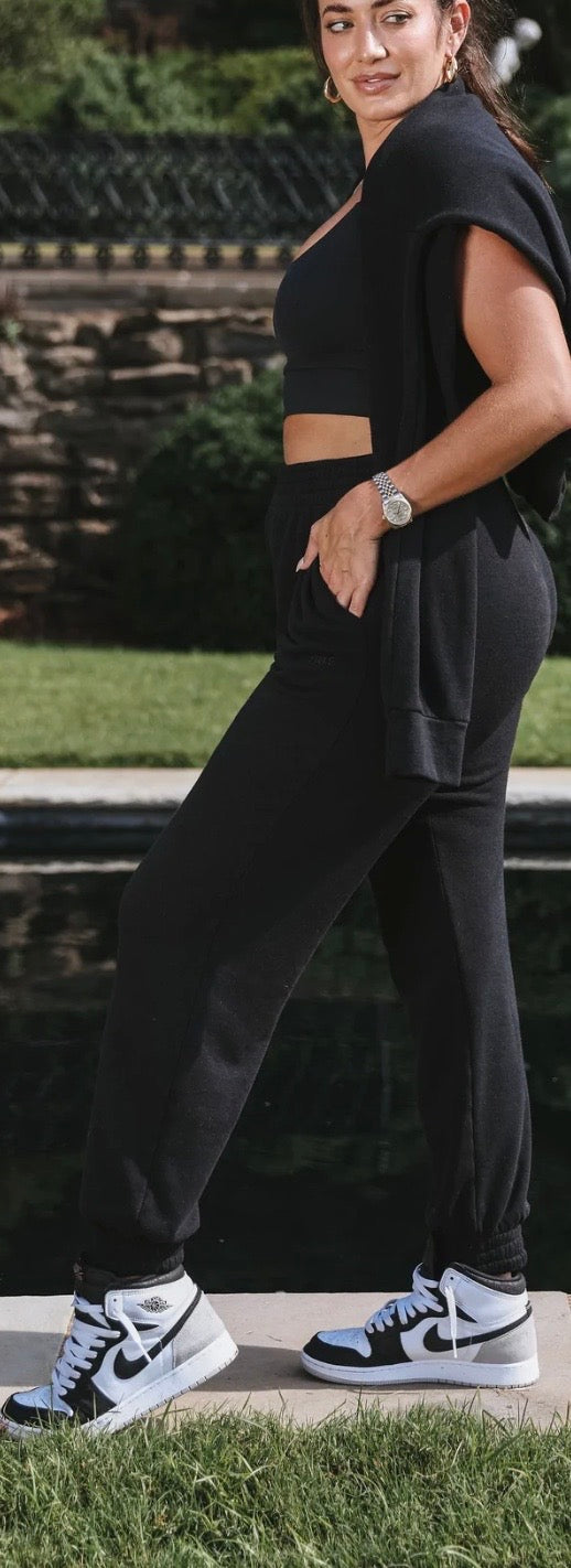 Tribe Kelley Butter Sweats Pants Black