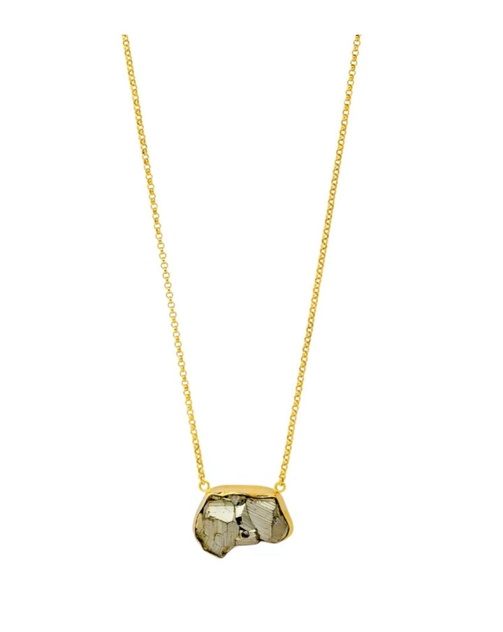 The Crystal Boutique Pyrite Choker