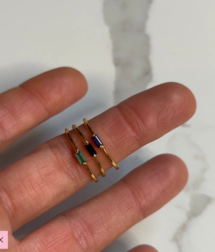The Crystal Boutique Sapphire Stacking Ring