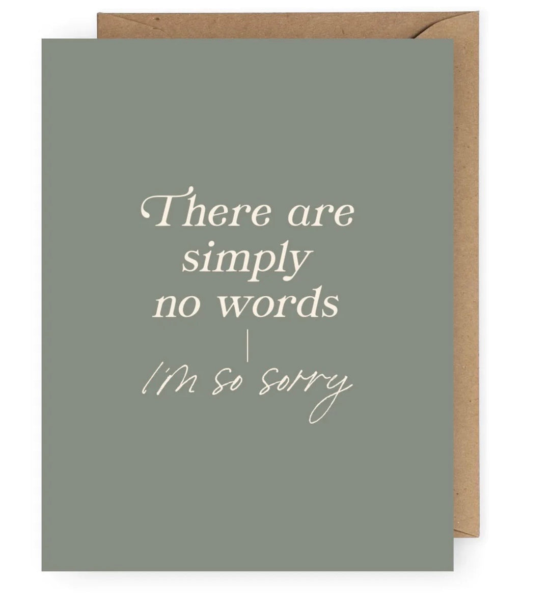 The Anastasia Co There Are Simply No Words Greeting Card