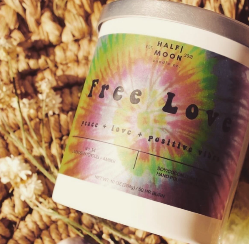 HALFMOON Candle Co - Free Love Candle